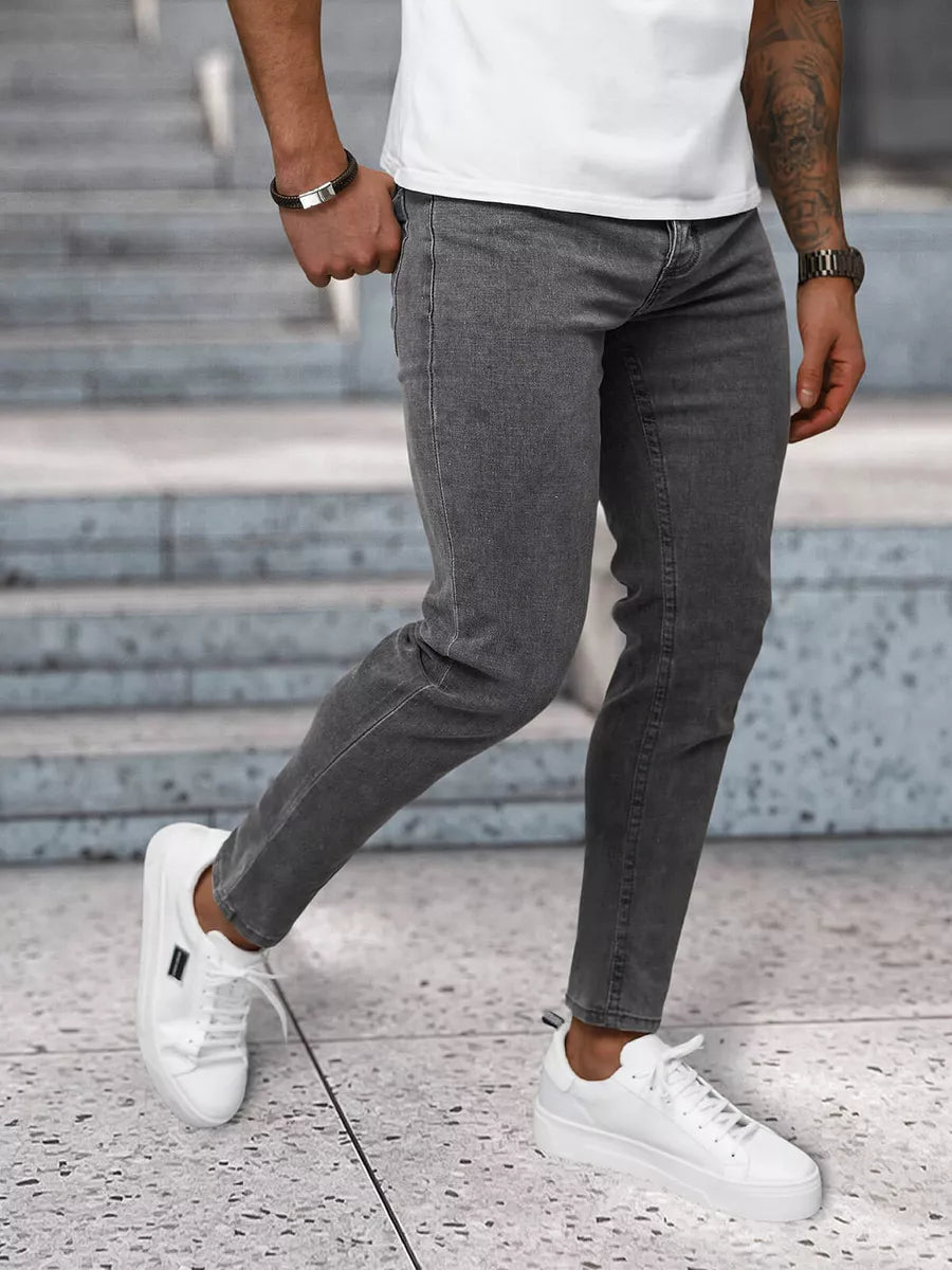 Vīriešu tumši pelēki džinsi Fernit
