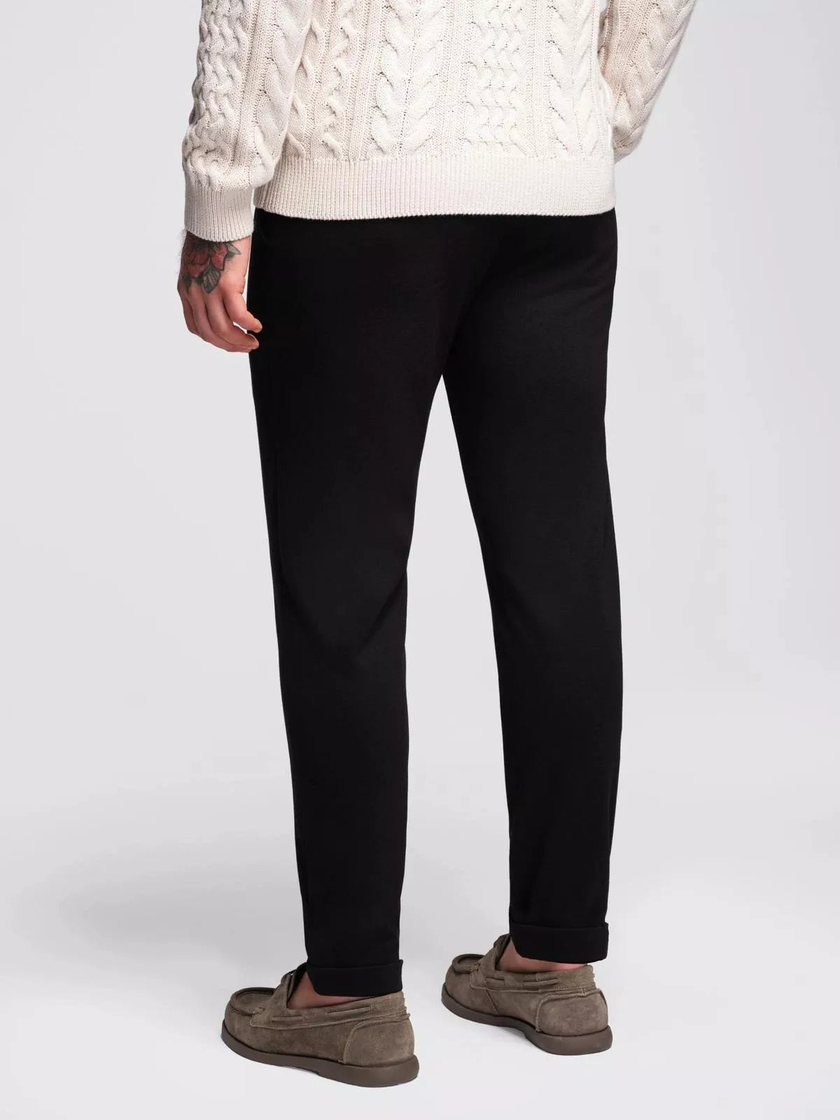 Vīriešu melnas bikses Sence