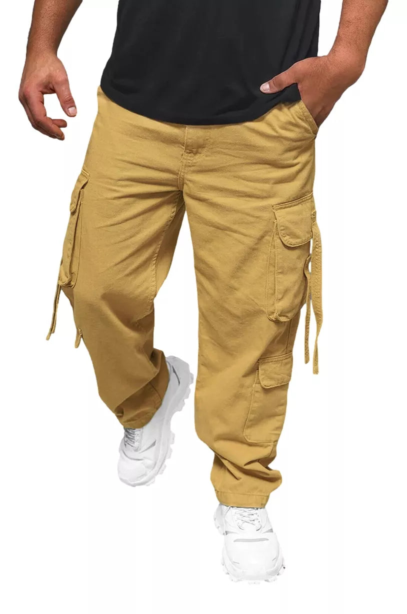 Vīriešu platas brūnas bikses Erven