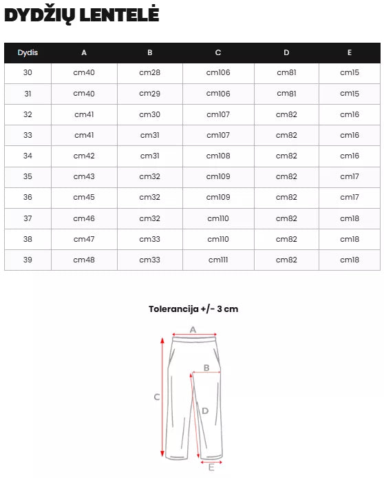 Vīriešu melnas chino bikses Reno