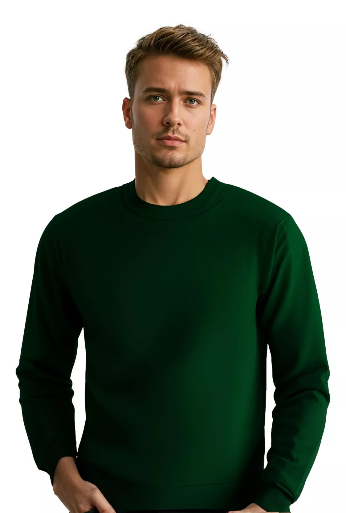 Vīriešu tumši zaļš džemperis Vurt