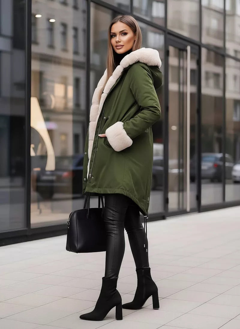 Zaļa sieviešu jaka Moly