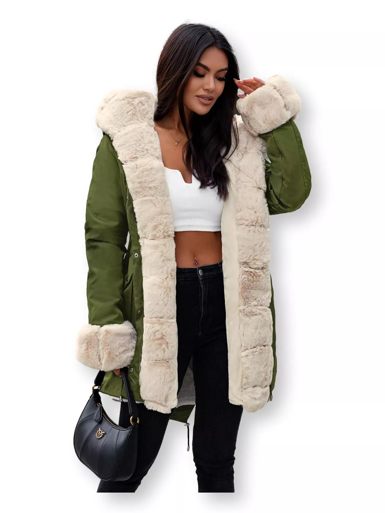 Zaļa sieviešu jaka Moly