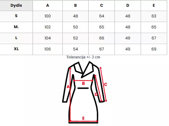 Klein garā sieviešu bordo ziemas jaka