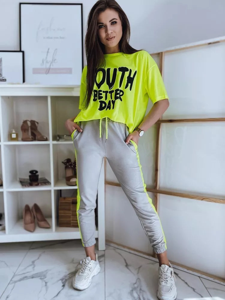 Akcija Dzeltens sieviešu komplekts YOUTH