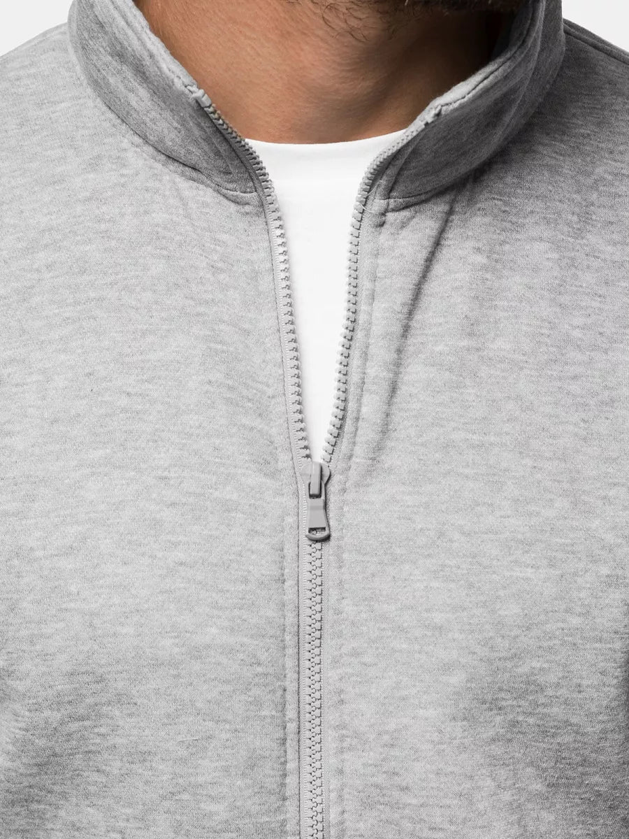 Gaiši pelēks vīriešu džemperis Silon