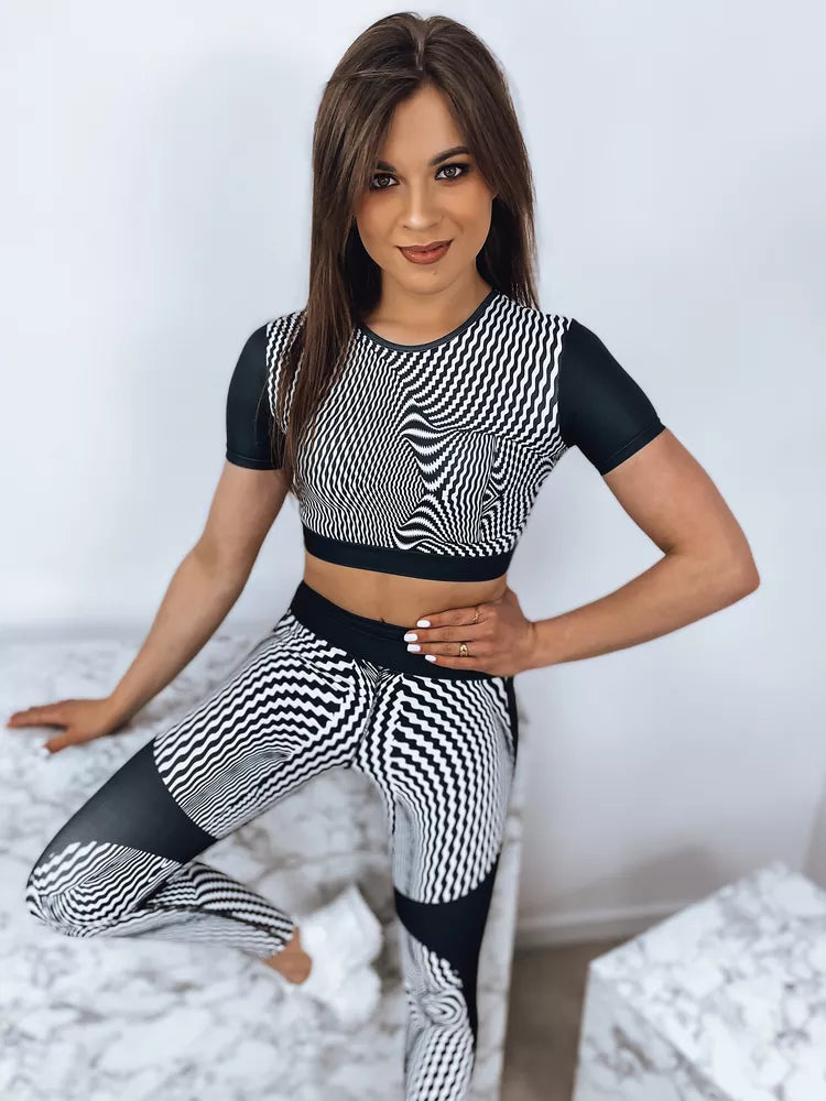 Melns sieviešu sporta komplekts Okra