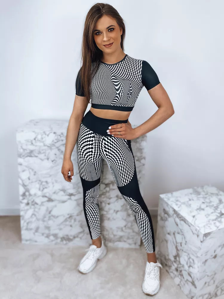 Melns sieviešu sporta komplekts Okra