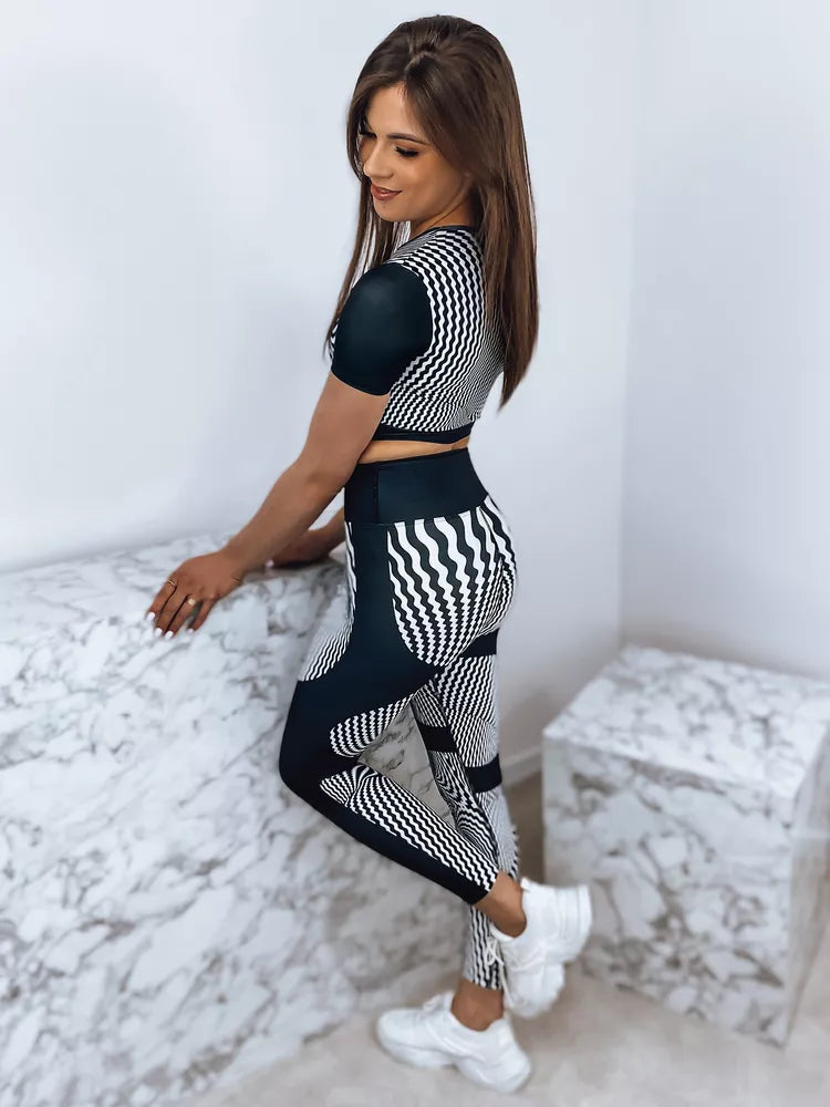 Melns sieviešu sporta komplekts Okra