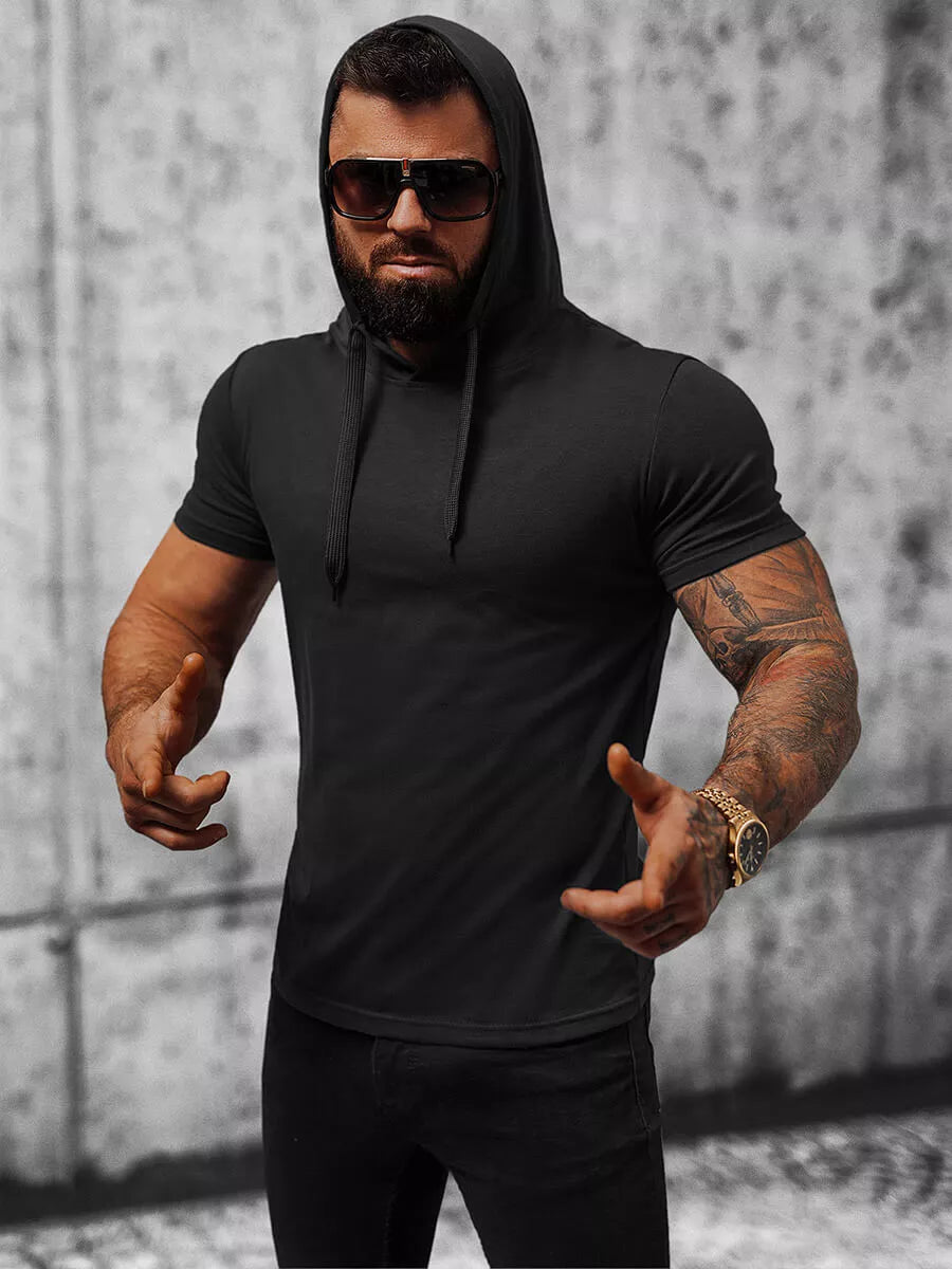 Melns vīriešu T-krekls Remer