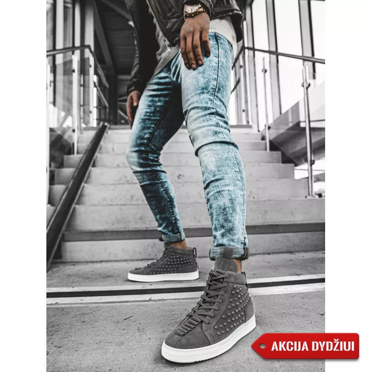 Vīriešu pelēki sportiski zābaki Derol