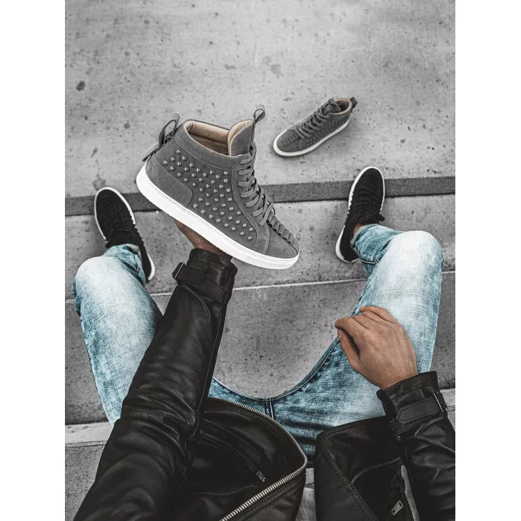 Vīriešu pelēki sportiski zābaki Derol