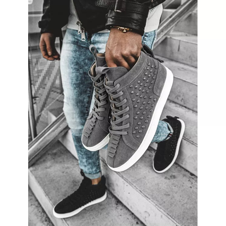 Vīriešu pelēki sportiski zābaki Derol