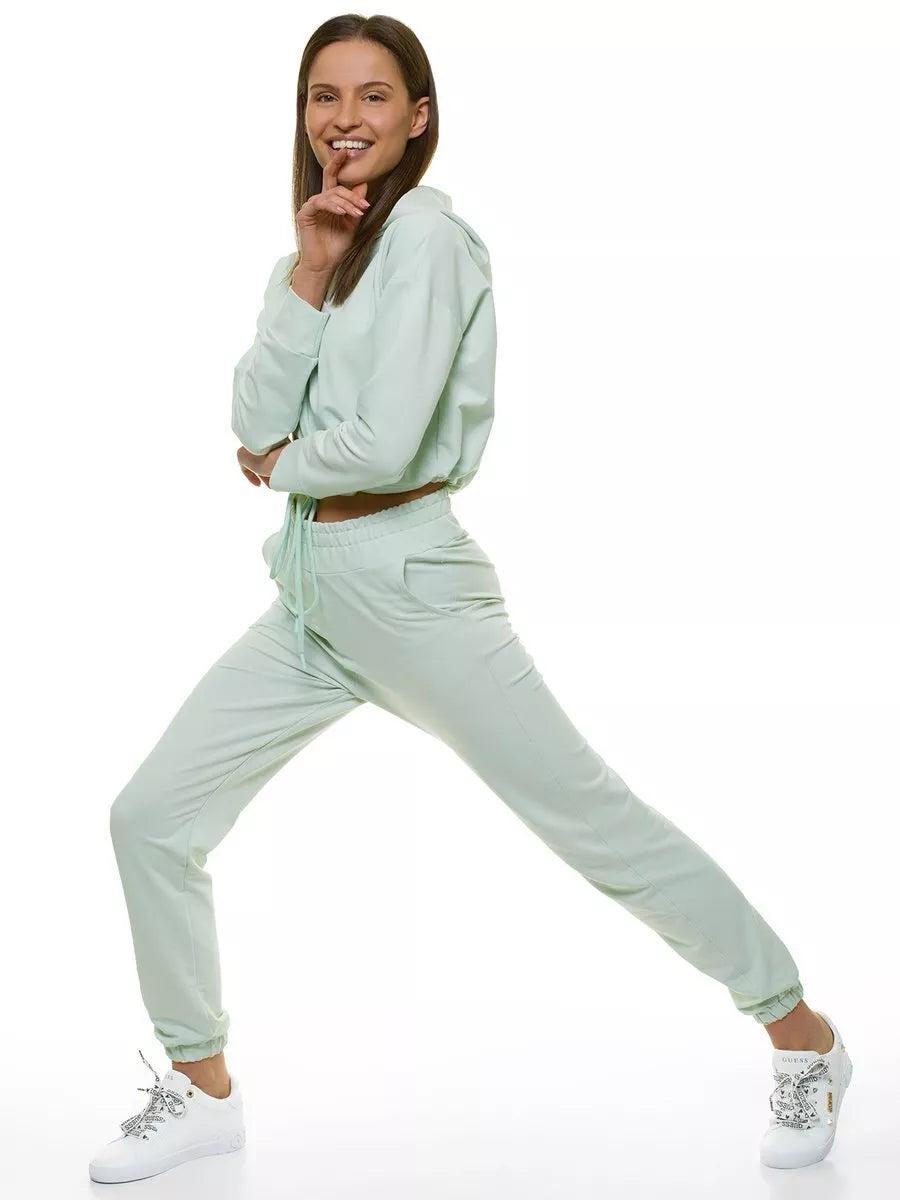 Piparmētru sieviešu sporta komplekts Evelin