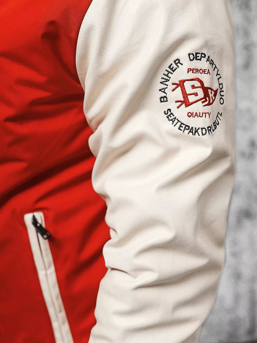 Sarkana vīriešu jaka Perot