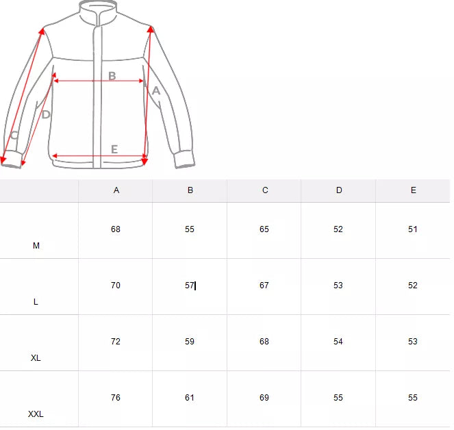 Maril pārejas sarkana vīriešu jaka