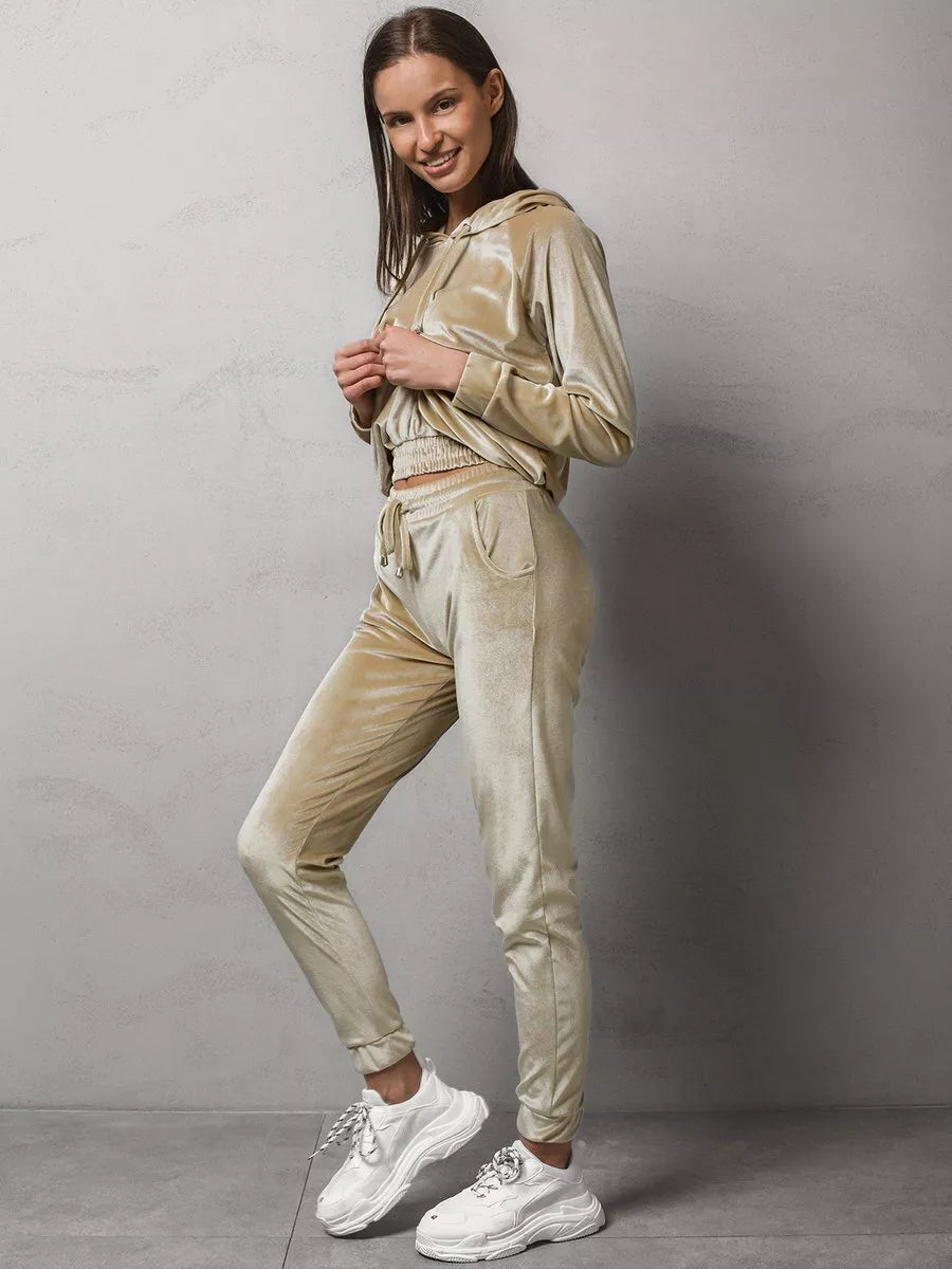 Bēšs sieviešu sporta komplekts Gabriel