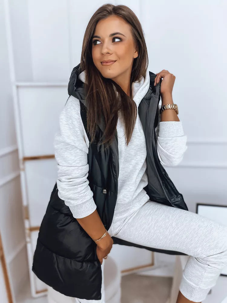 Sieviešu melna veste Rosi