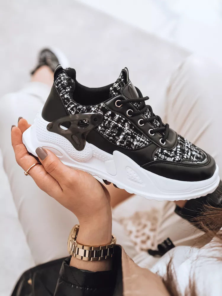 Sieviešu melnas ikdienas kurpes Tega