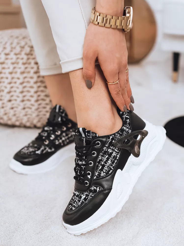 Sieviešu melnas ikdienas kurpes Tega