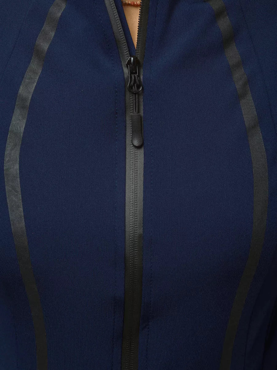 Sieviešu tumši zils džemperis Sater