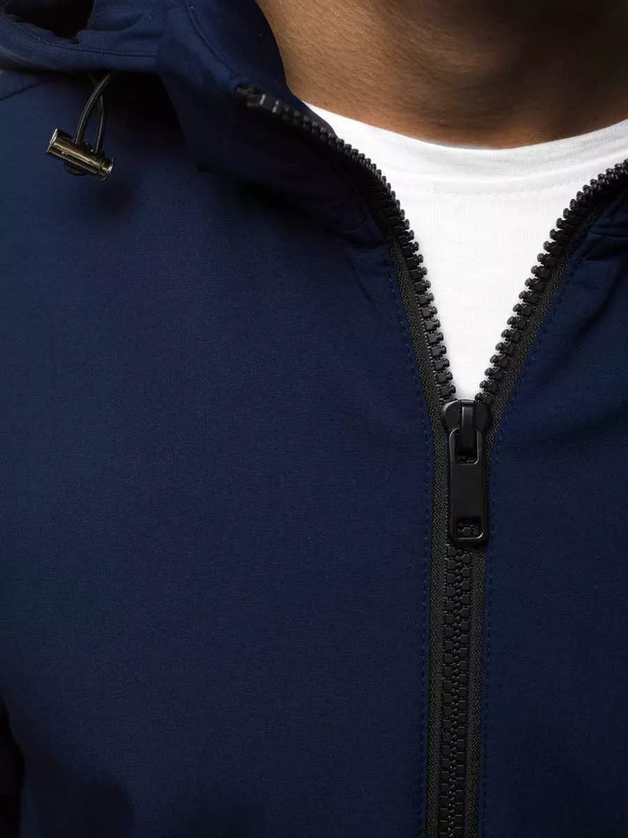 Tumši zila vīriešu jaka Gigor