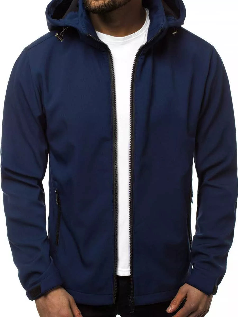 Tumši zila vīriešu jaka Gigor