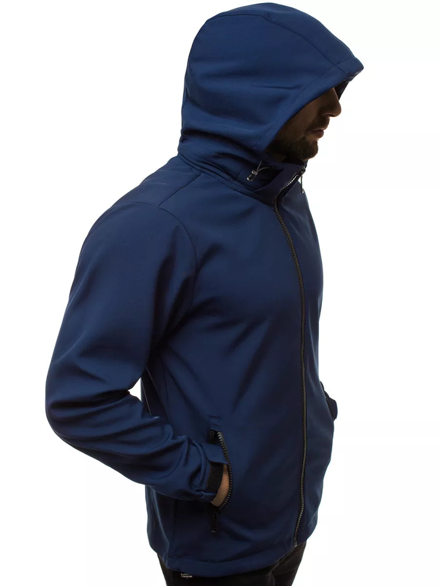 Tumši zila vīriešu jaka Gigor