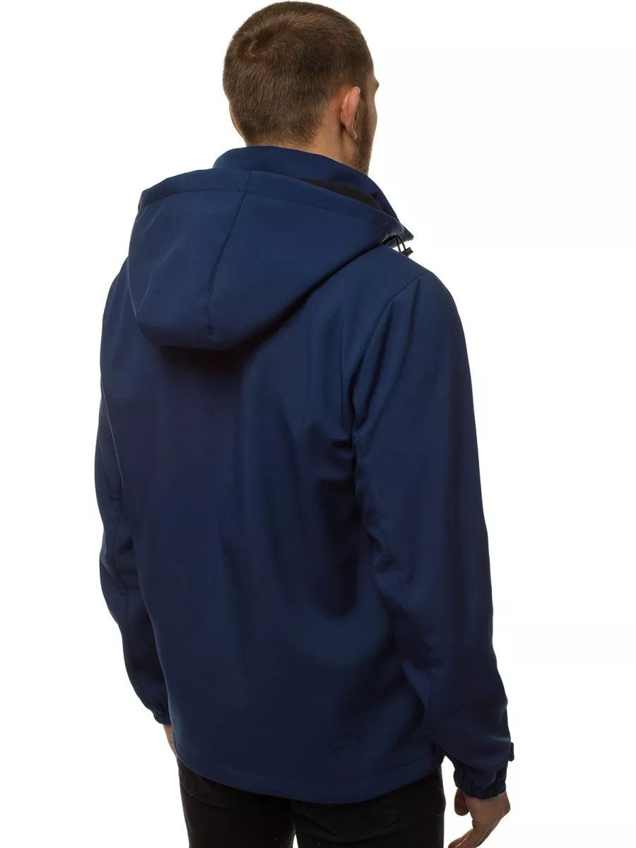 Tumši zila vīriešu jaka Gigor