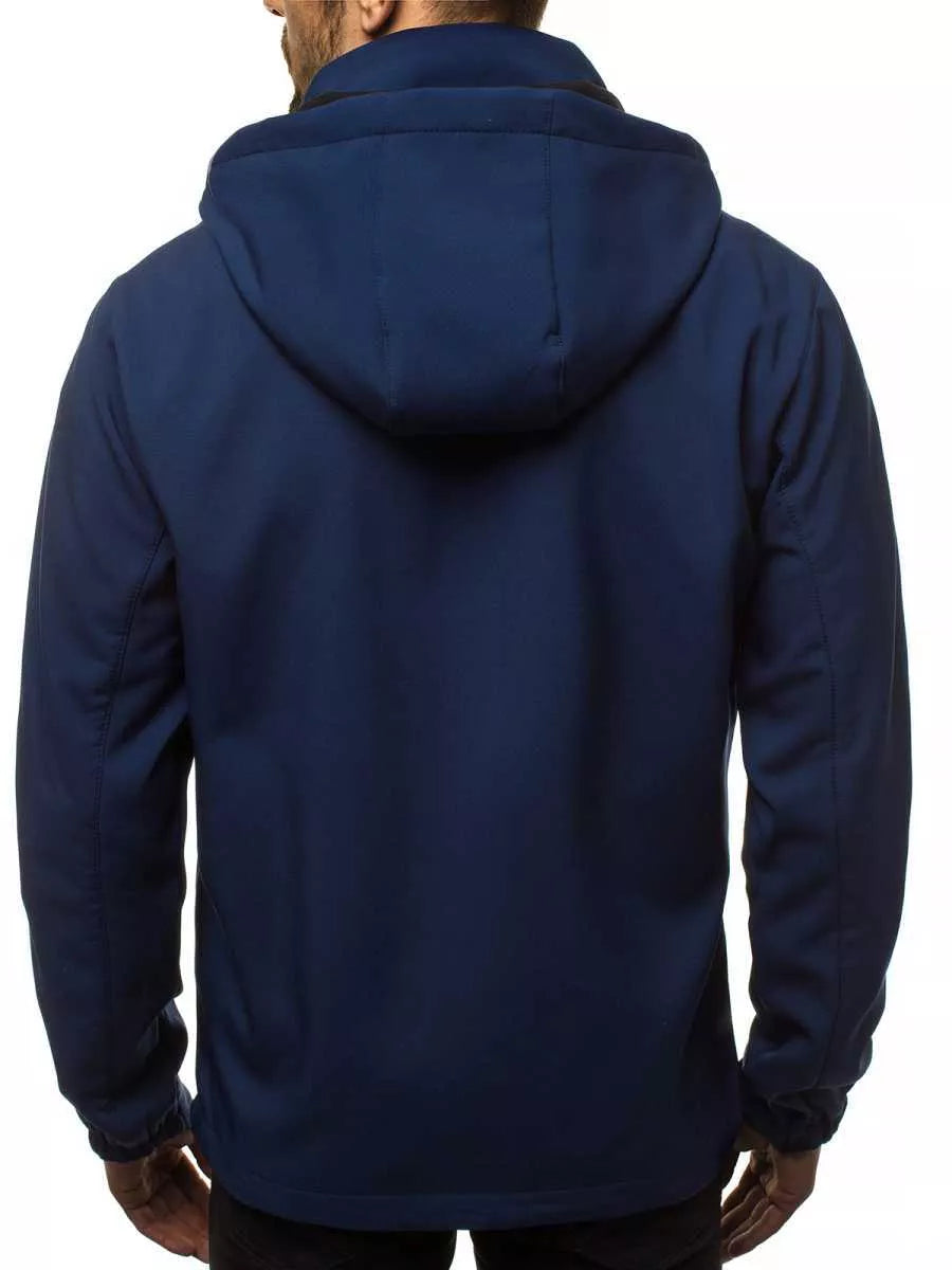 Tumši zila vīriešu jaka Gigor