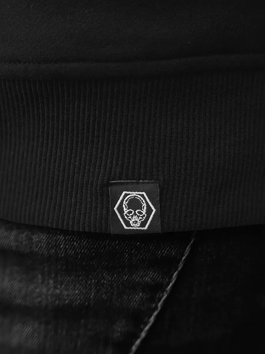 Vīriešu džemperis melns Lack