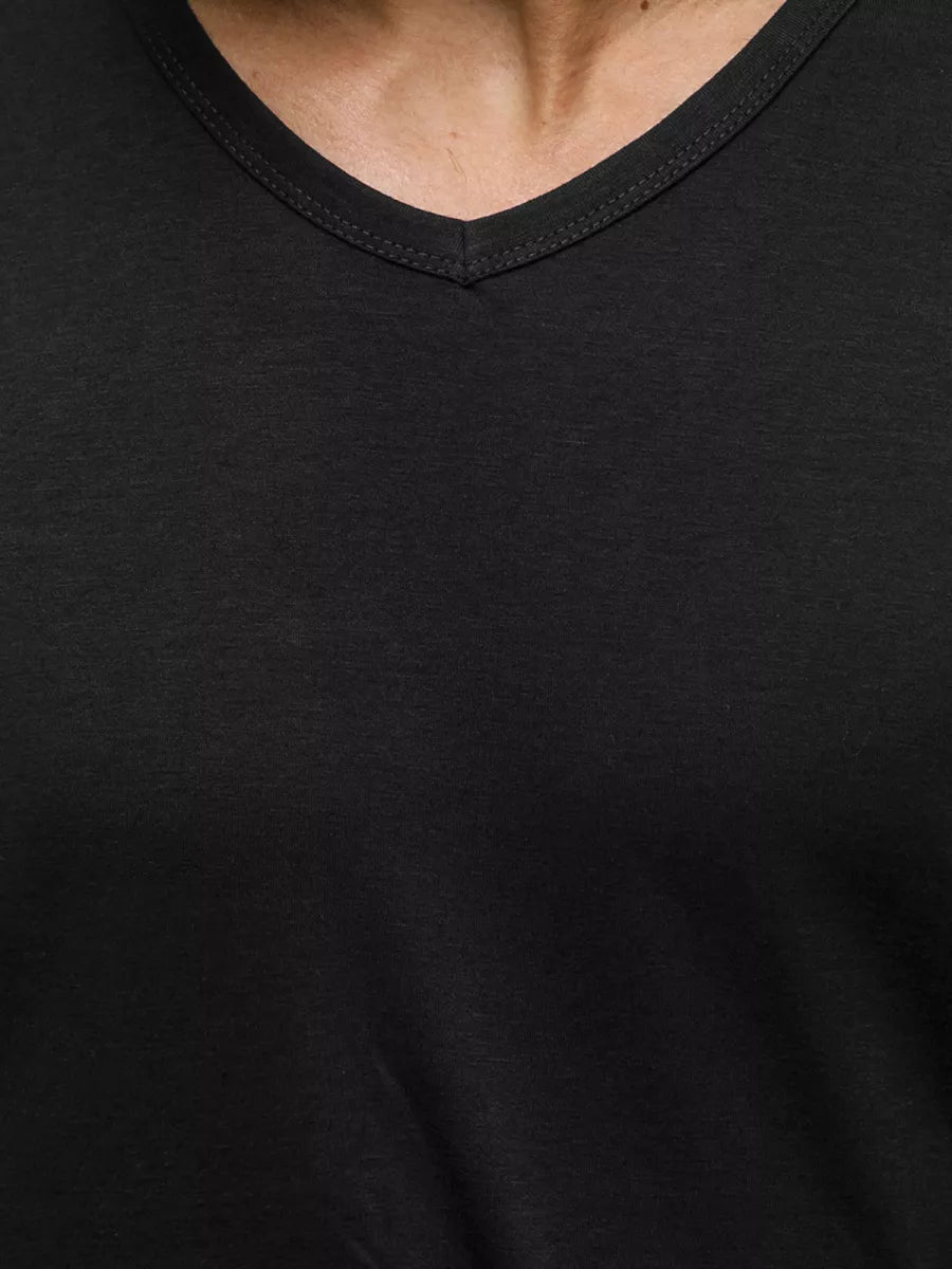 Vīriešu melns T-krekls Dimel