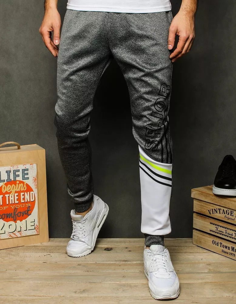 Vīriešu tumši pelēkas sporta bikses Ross