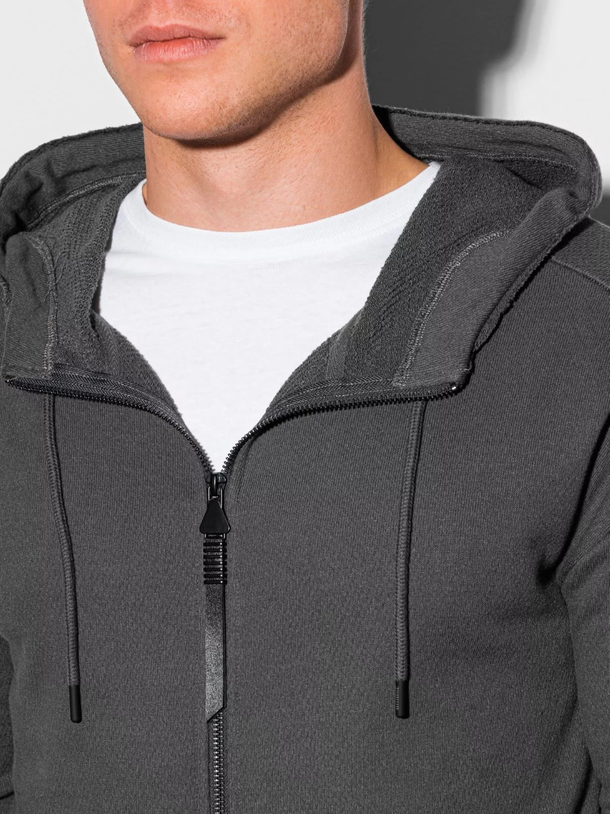 Vīriešu tumši pelēks džemperis Stivin 