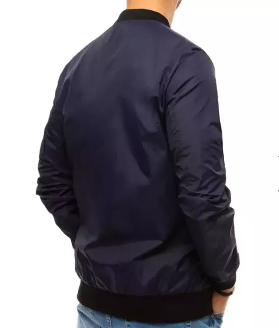 Vīriešu tumši zila lietus jaka 