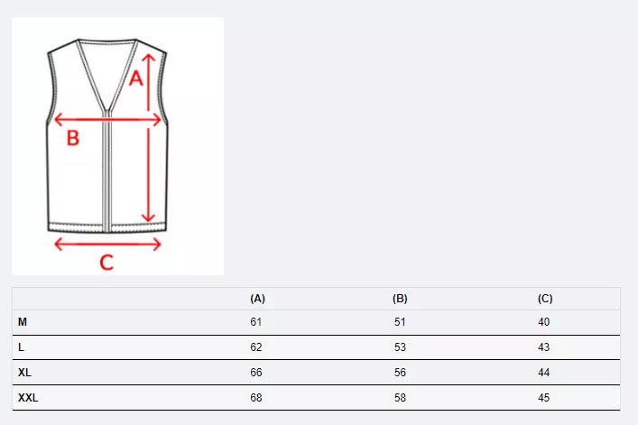 Vīriešu zila veste Ters
