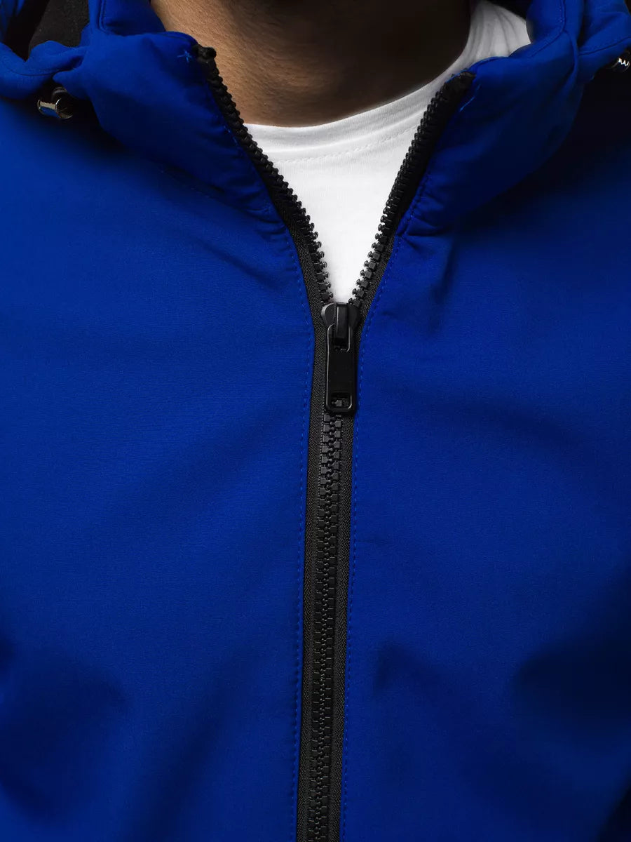 Zila vīriešu jaka Gigor