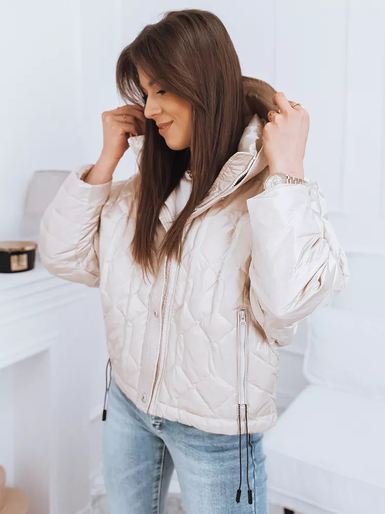 Gaiši brūna sieviešu jaka Roma