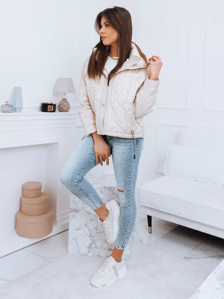 Gaiši brūna sieviešu jaka Roma