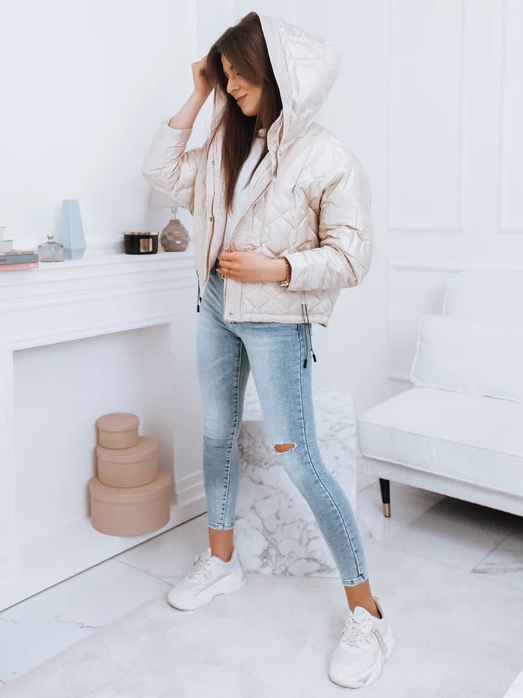 Gaiši brūna sieviešu jaka Roma