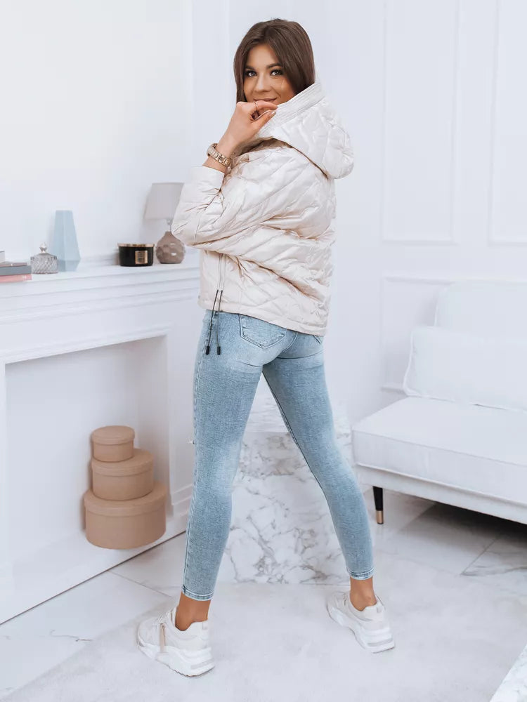 Gaiši brūna sieviešu jaka Roma