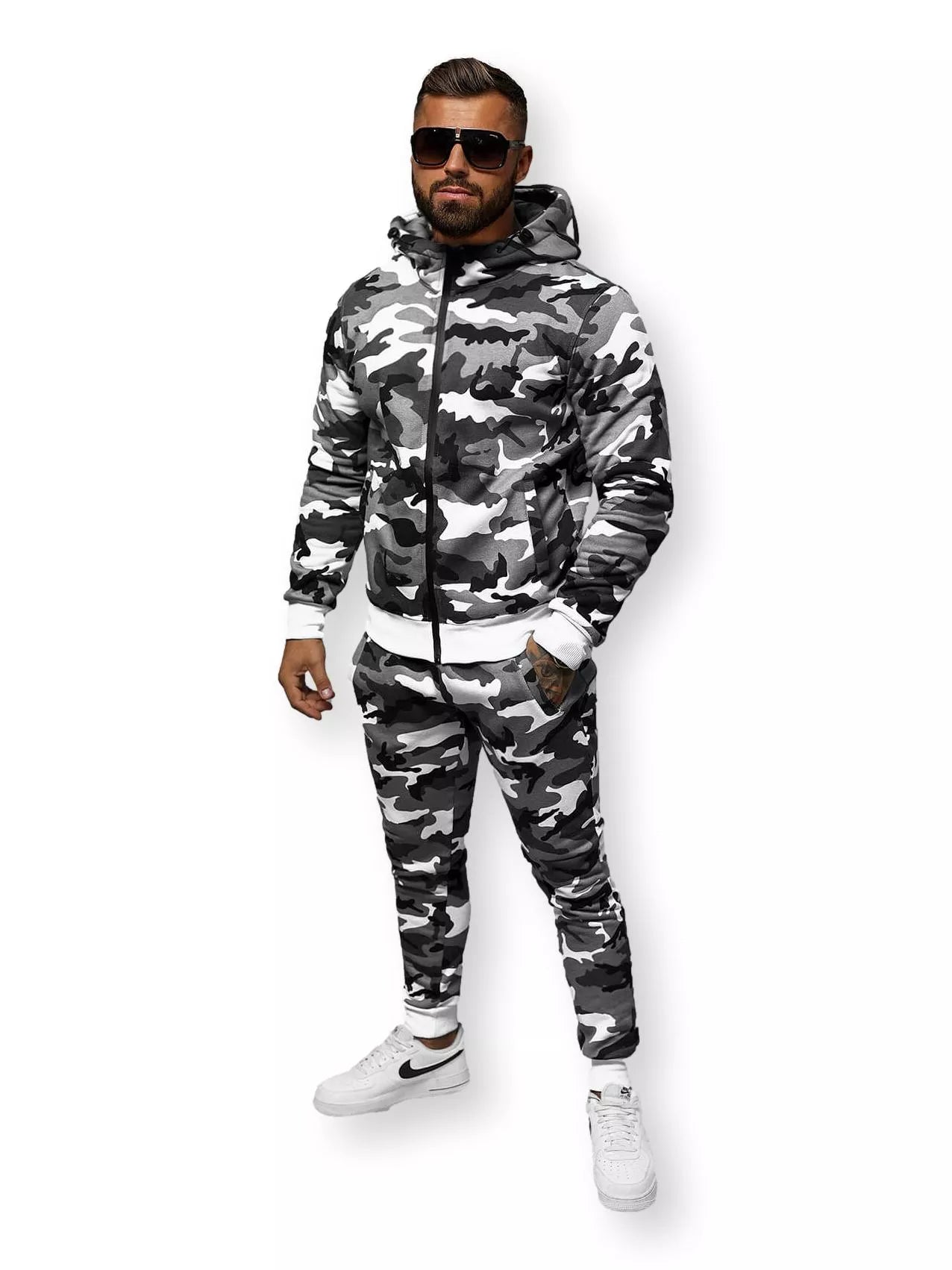 Pelēks armijas sporta komplekts