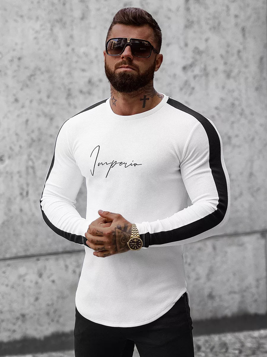 Balta vīriešu blūze Pero