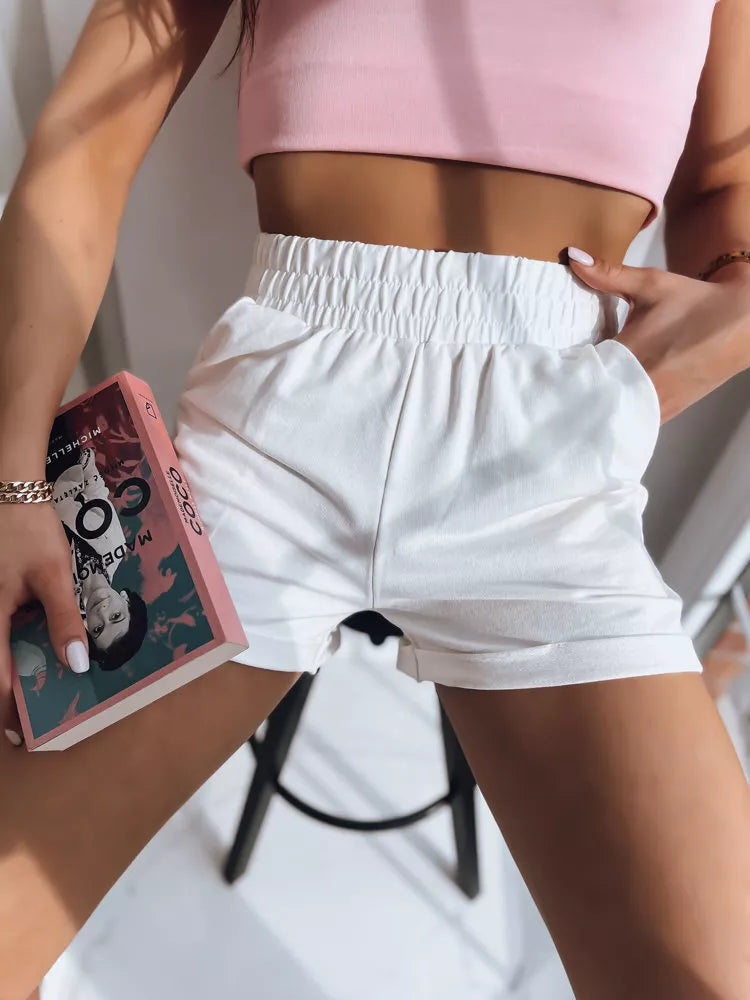 Balti sieviešu šorti Kikil