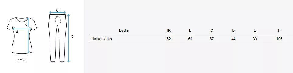 Balts sieviešu komplekts Stevil.