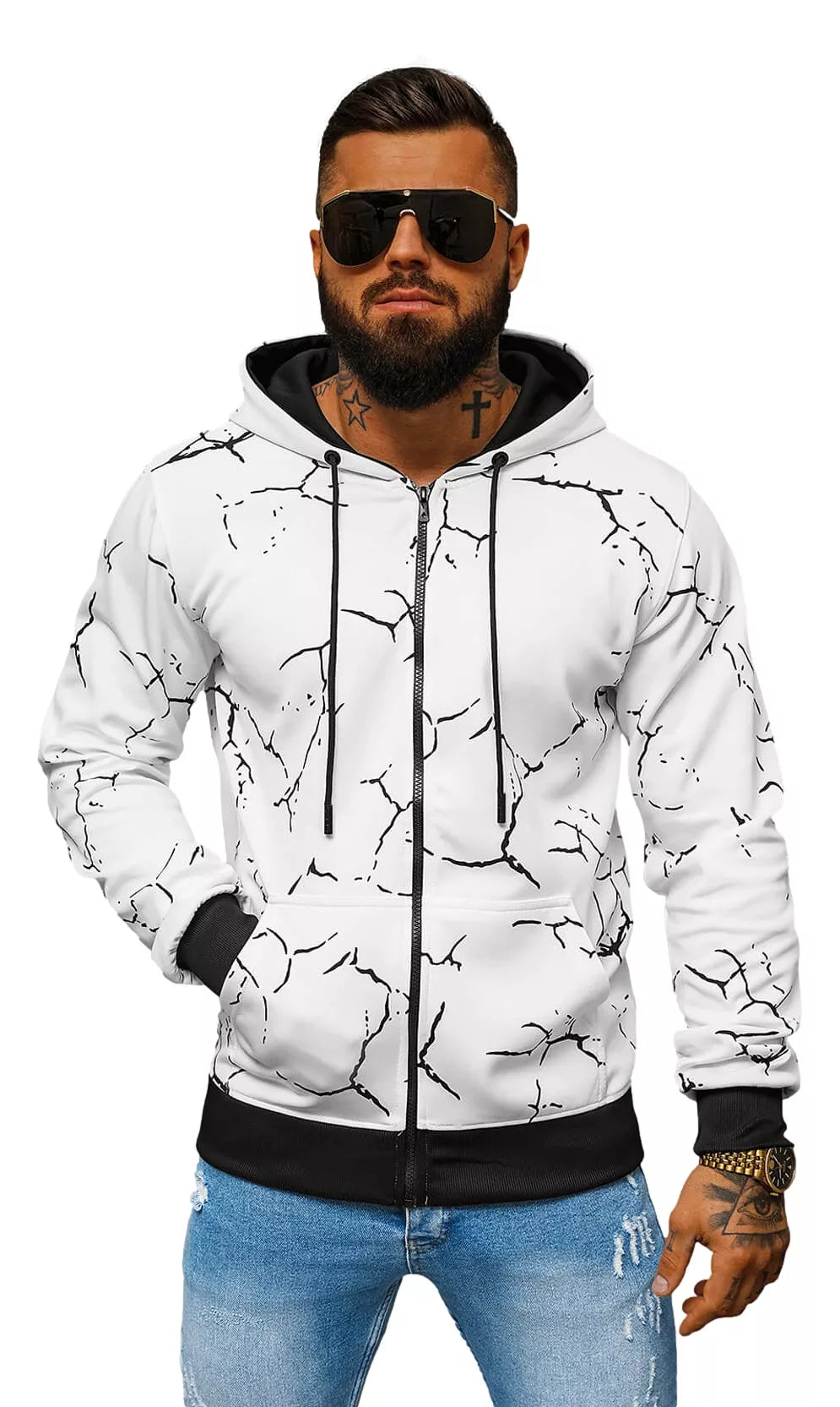 Albānas balts džemperis