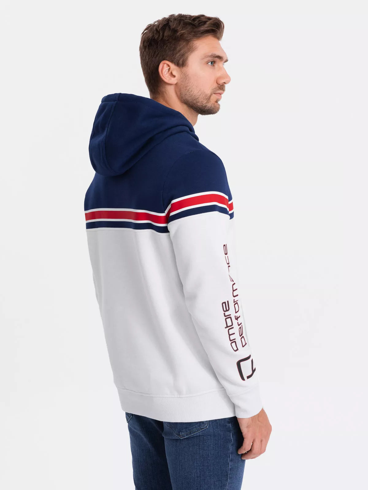 Balts džemperis ar kapuci Vona