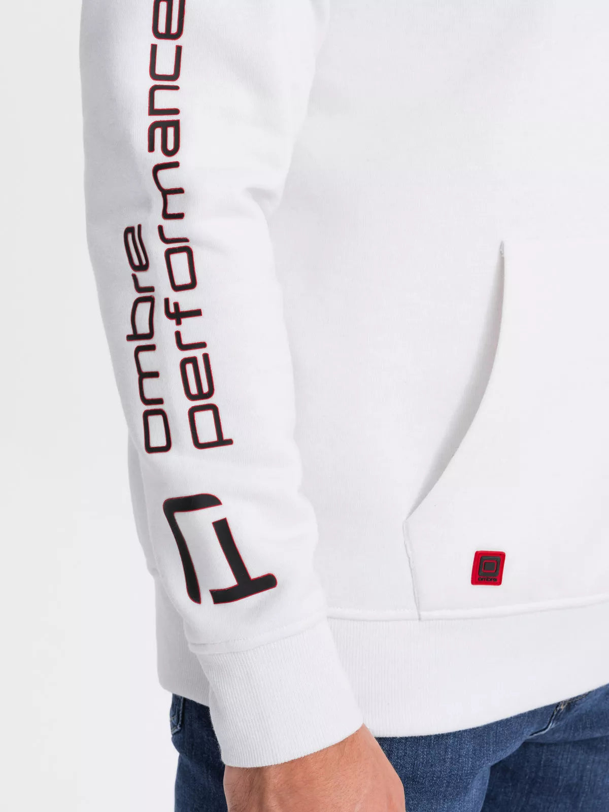 Balts džemperis ar kapuci Vona