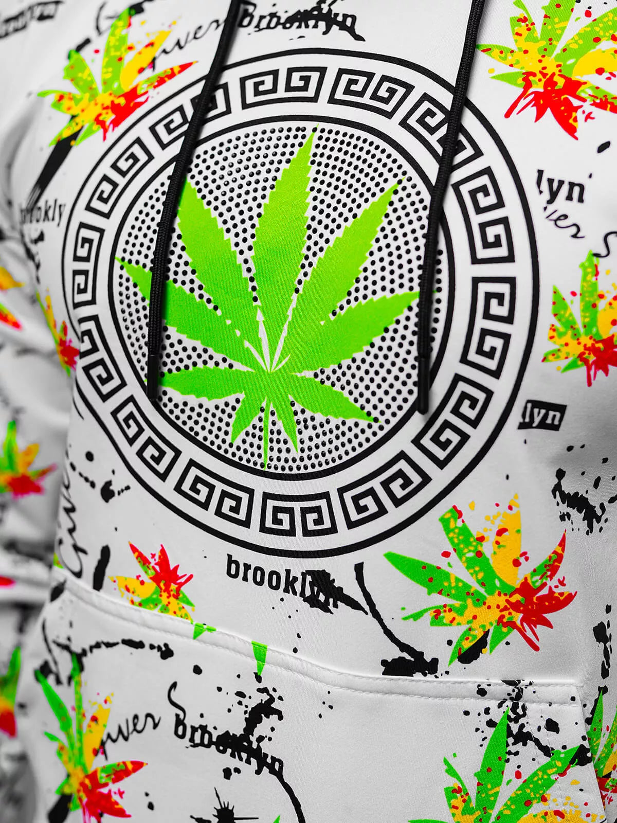 Balts džemperis Bruker