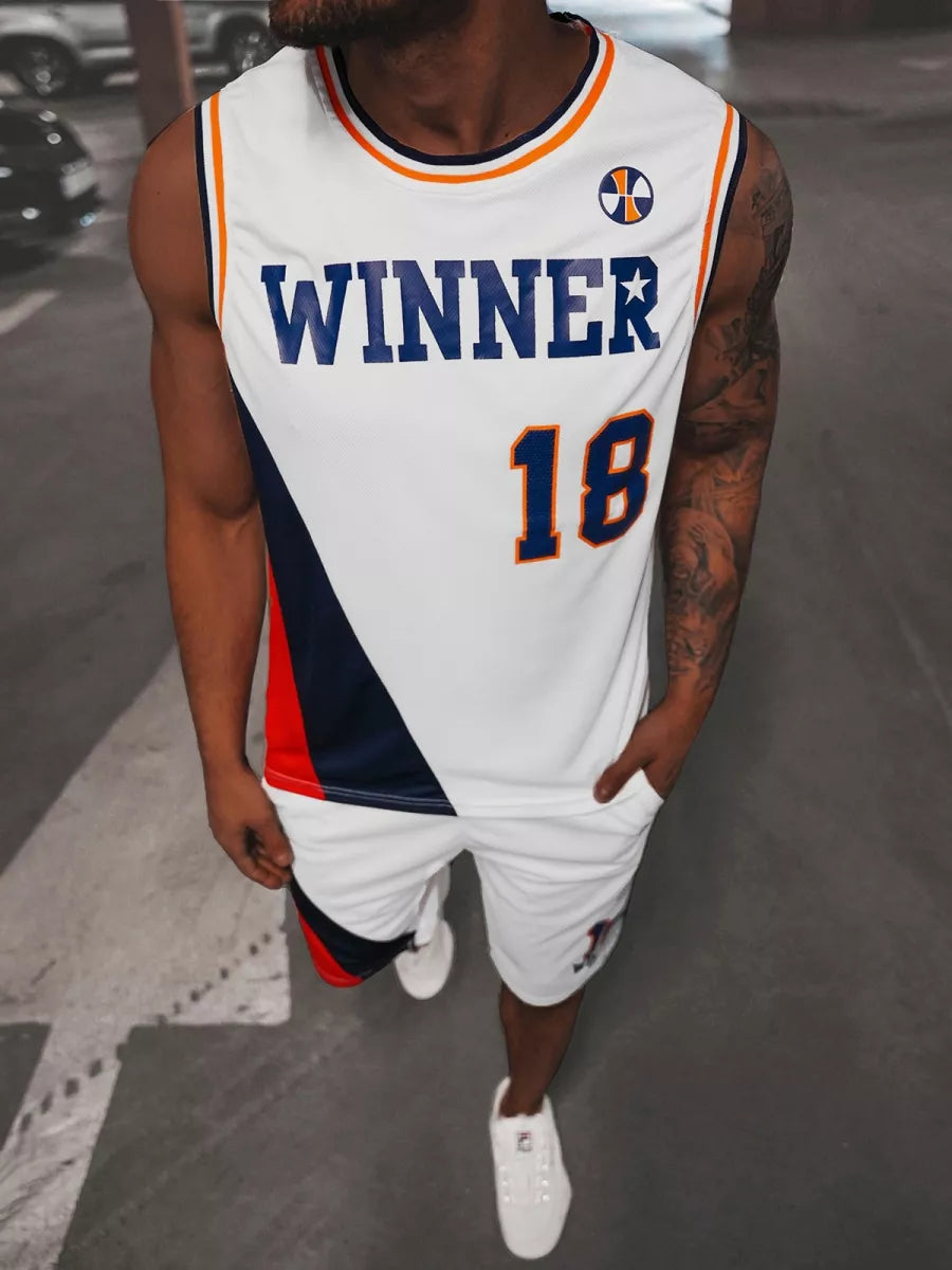 Balts vīriešu treniņtērps Winner